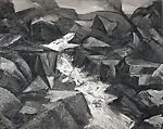 The Bed of a New Zealand Gorge — John Weeks