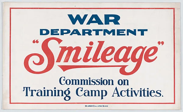 Smileage — Ed. Usoskin, Inc.|War Department Commission on Training Camp Activities