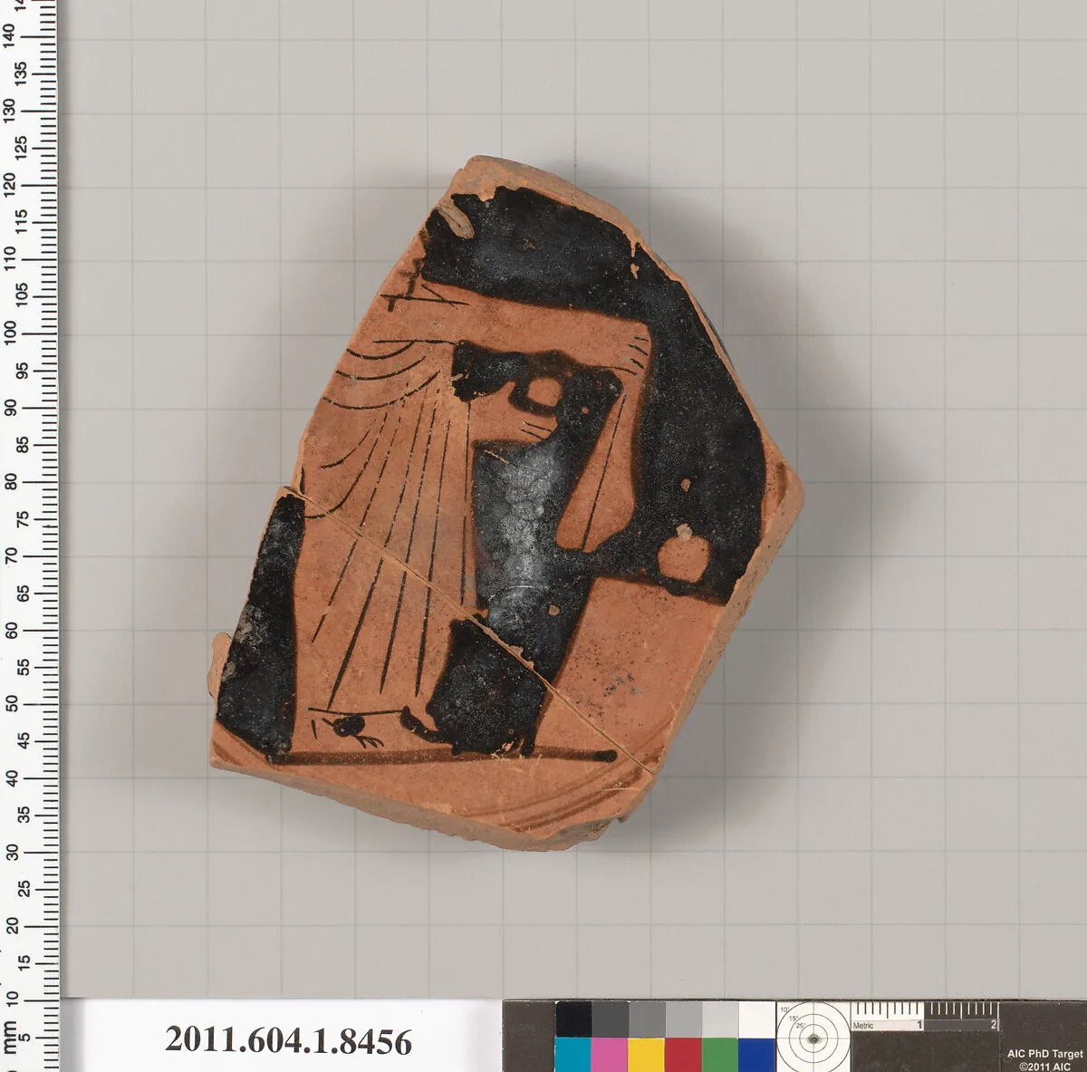 Terracotta fragment of a stemless kylix (drinking cup) — Unknown
