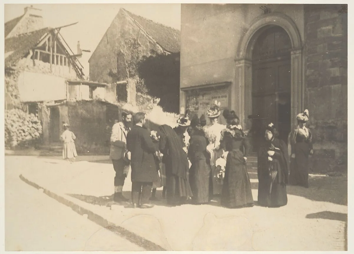 Street Scene, La-Queue-en-Brie (Val-de-Marne) — Edgar Degas