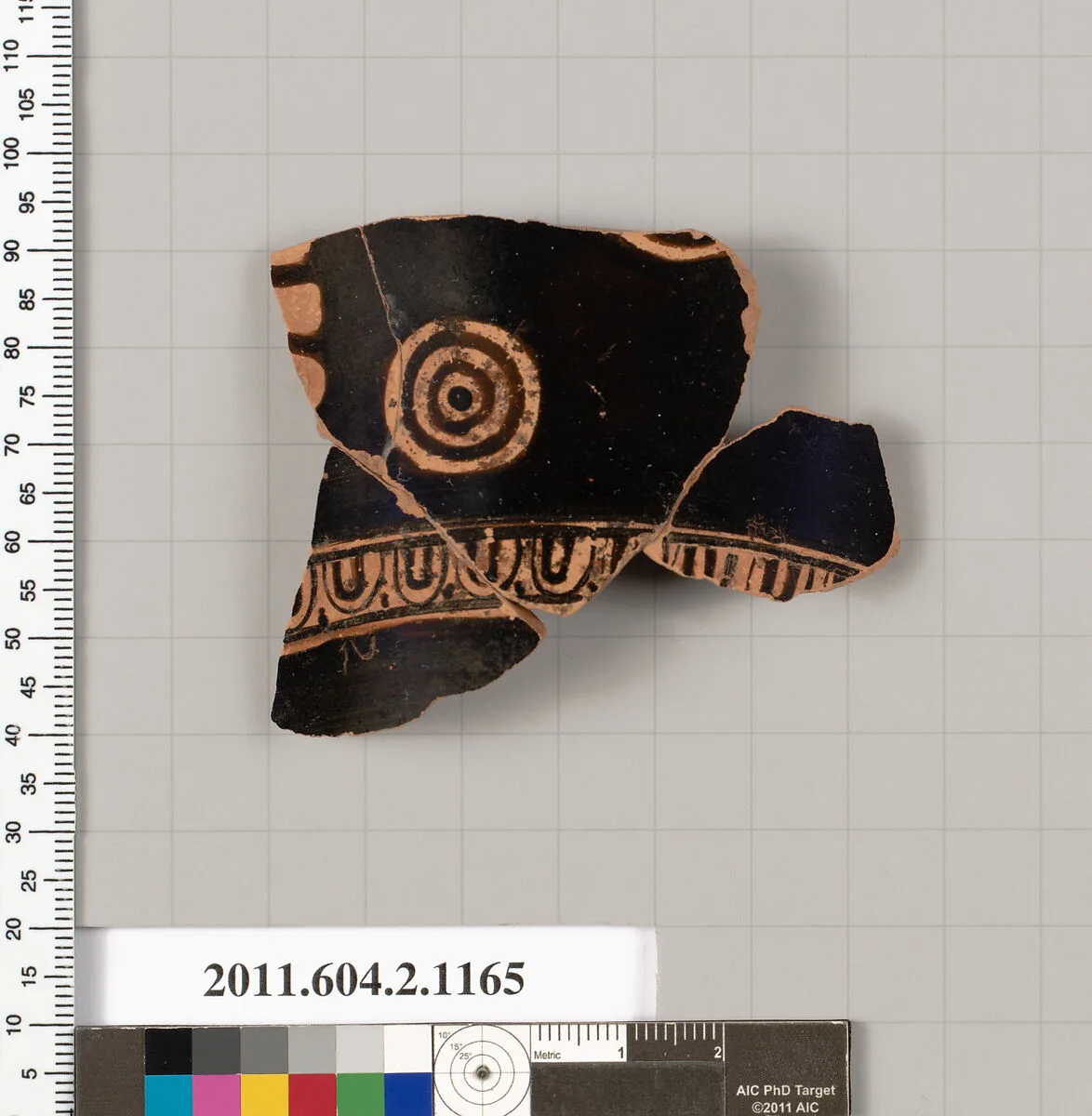 Terracotta fragment of a skyphos (deep drinking cup) — Unknown
