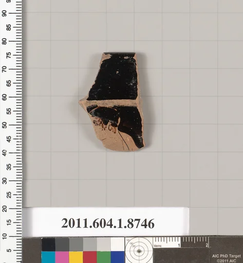 Terracotta rim fragment of a kylix (drinking cup)