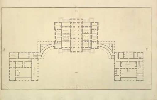 Houghton Hall, Norfolk, Ground Floor (Basement) Plan