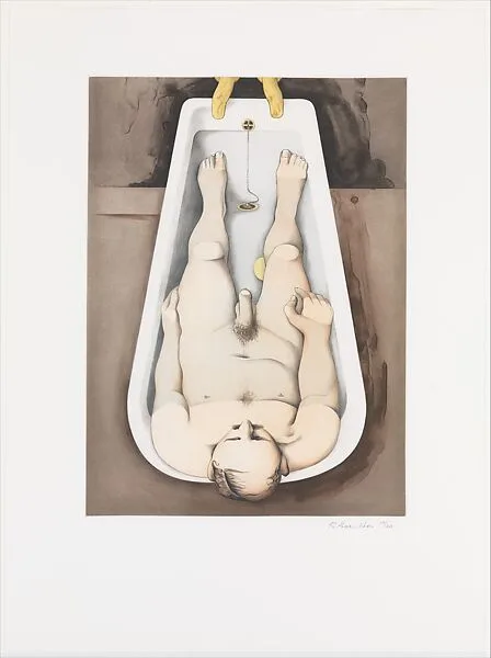 He foresaw his pale body — Richard Hamilton