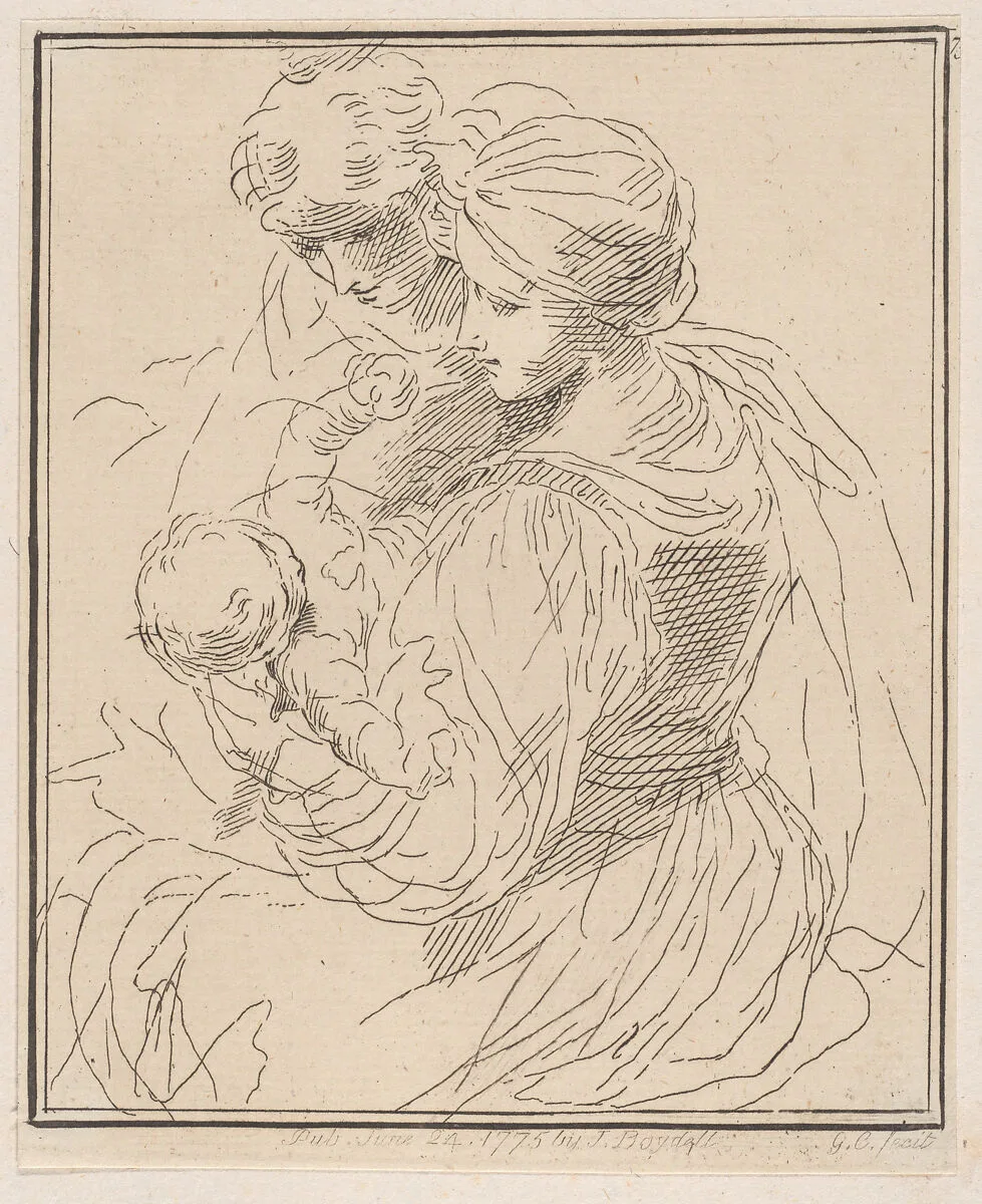 Madonna and Child with Saint Anne — Giuseppe Canale|John Boydell