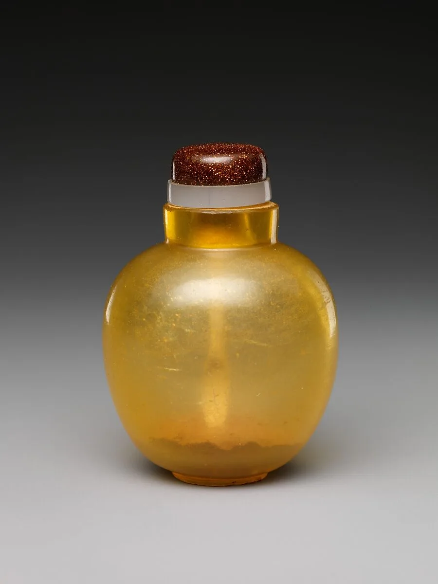 清 料器鼻煙壺|Snuff Bottle — Unknown