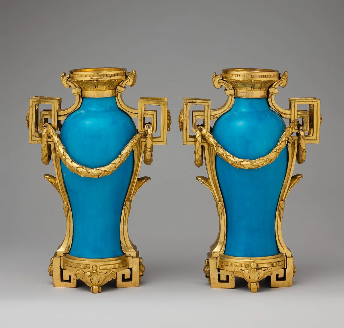 Vase (vase à monter) (one of a pair) — Sèvres Manufactory