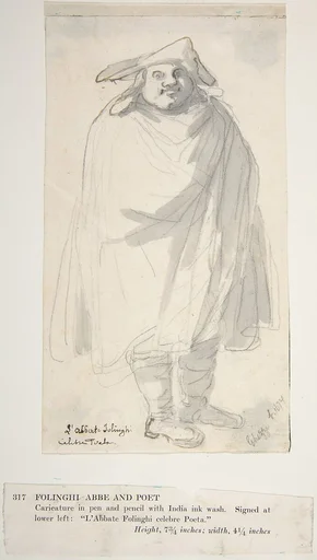 A Caricature of L'Abbate Folinghi