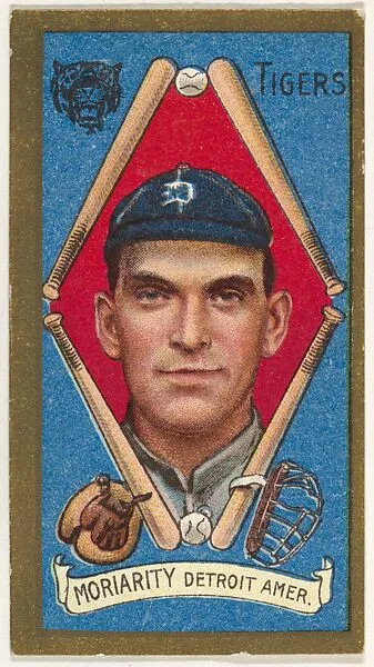 Moriarity, Detroit Tigers, American League, from the "Baseball Series" (Gold Borders) set (T205) issued by the American Tobacco Company — American Tobacco Company