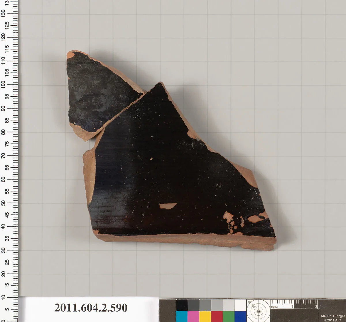 Terracotta fragment of a column-krater (bowl for mixing wine and water) — Unknown