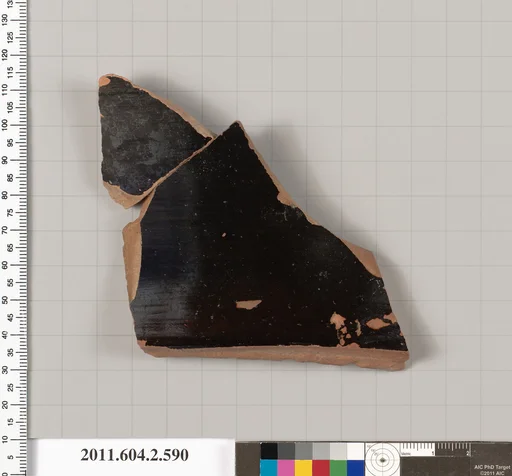 Terracotta fragment of a column-krater (bowl for mixing wine and water)