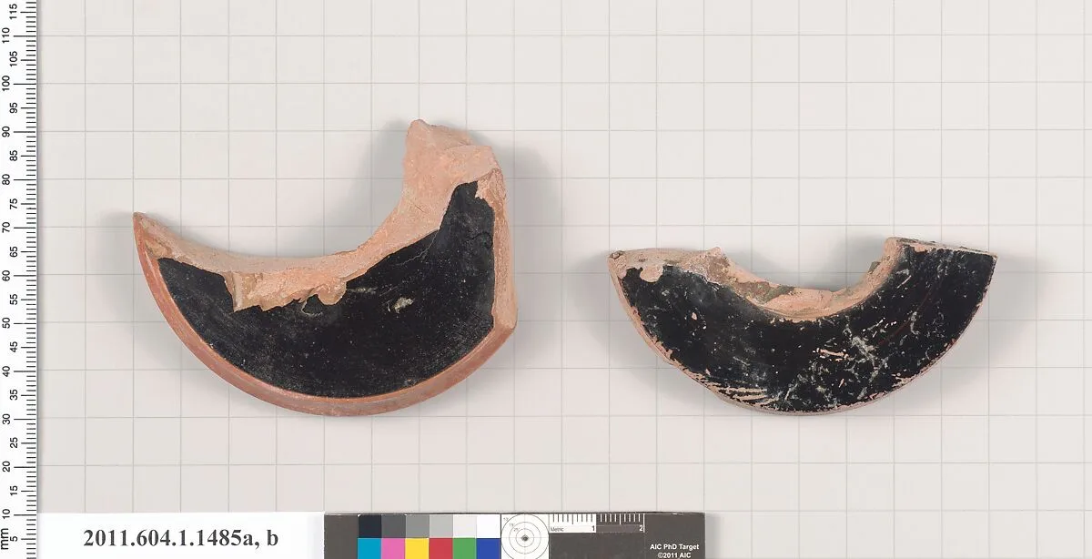 Terracotta fragments of kylikes (drinking cups) — Unknown