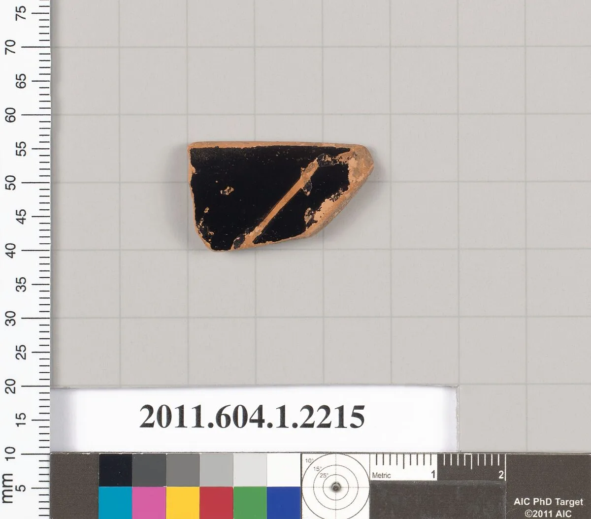 Terracotta rim fragment of a kylix (drinking cup) — Unknown
