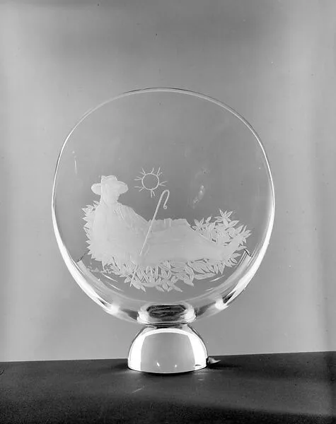 "Day" Vase — John Minton|Corning Glass Works, Steuben Division|Lloyd Atkins