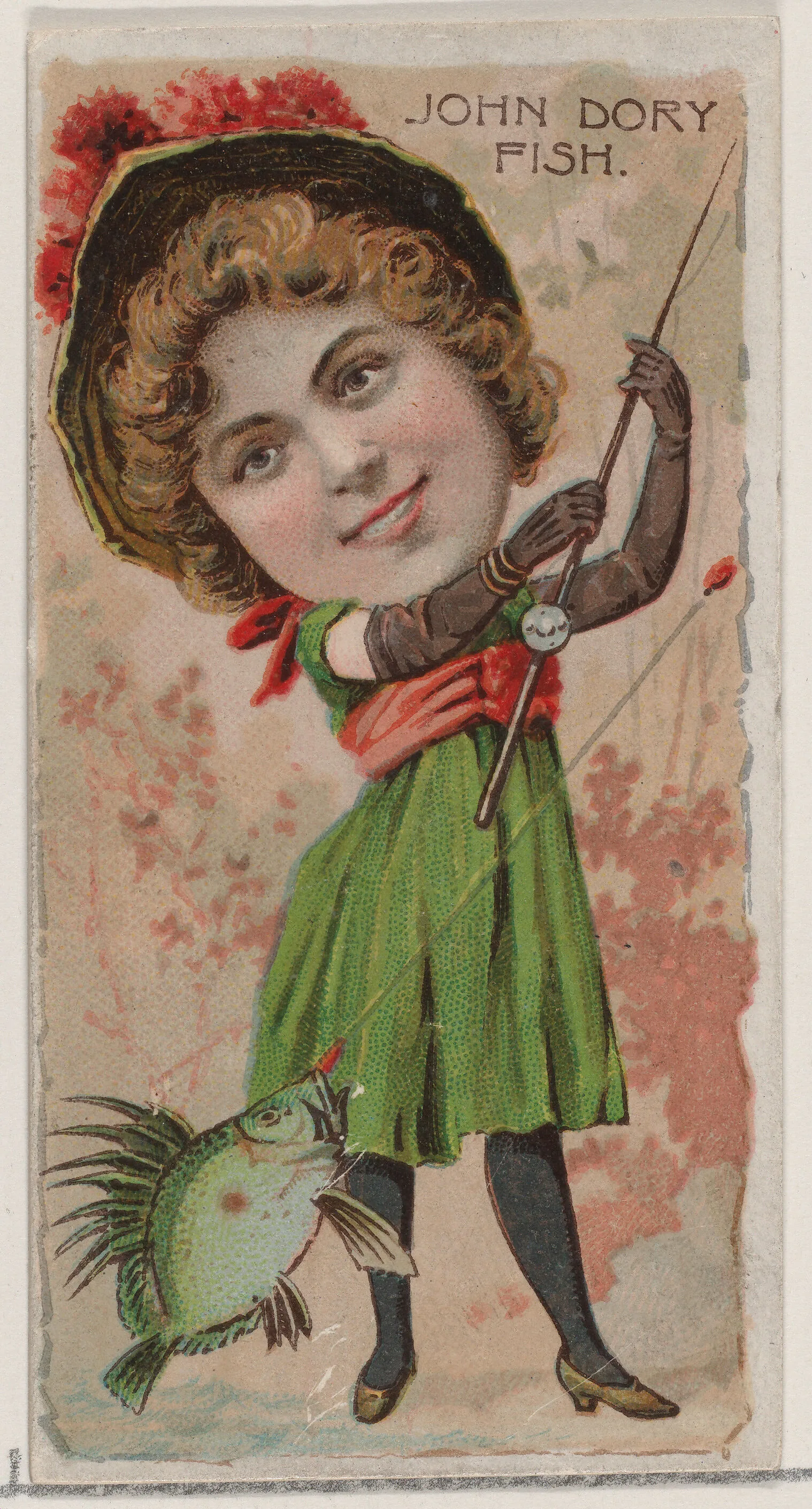 John Dory Fish, from the series Fishers and Fish (N74) for Duke brand cigarettes — W. Duke, Sons & Co.|Knapp & Company