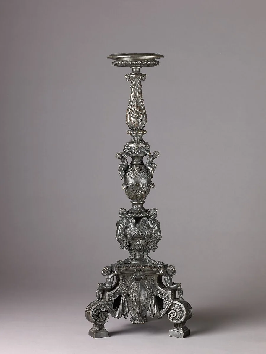 Candelabra Supported by Putti — Niccolò Roccatagliata|Sebastiano Nicolini