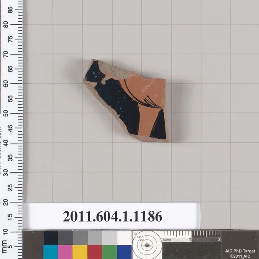 Terracotta fragment of a kylix (drinking cup)