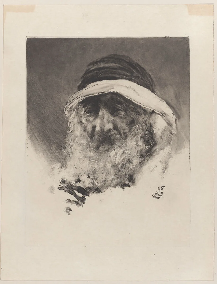 Study of an Arab Head — Sir Hubert von Herkomer