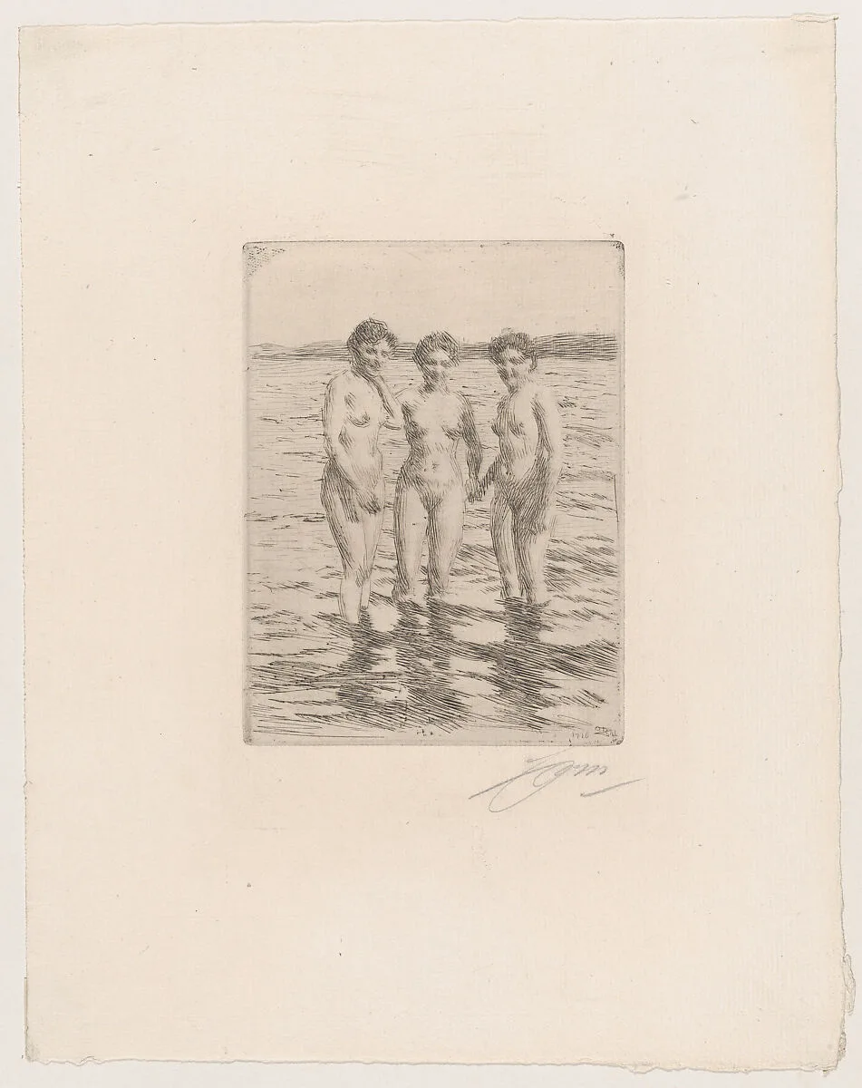 The Three Graces — Anders Zorn