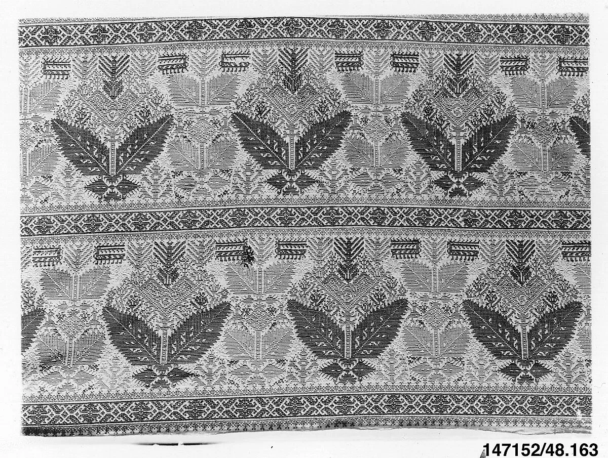 Part of a bed curtain — Unknown