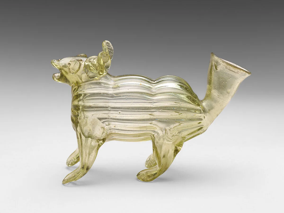 Oil lamp or bottle — Unknown
