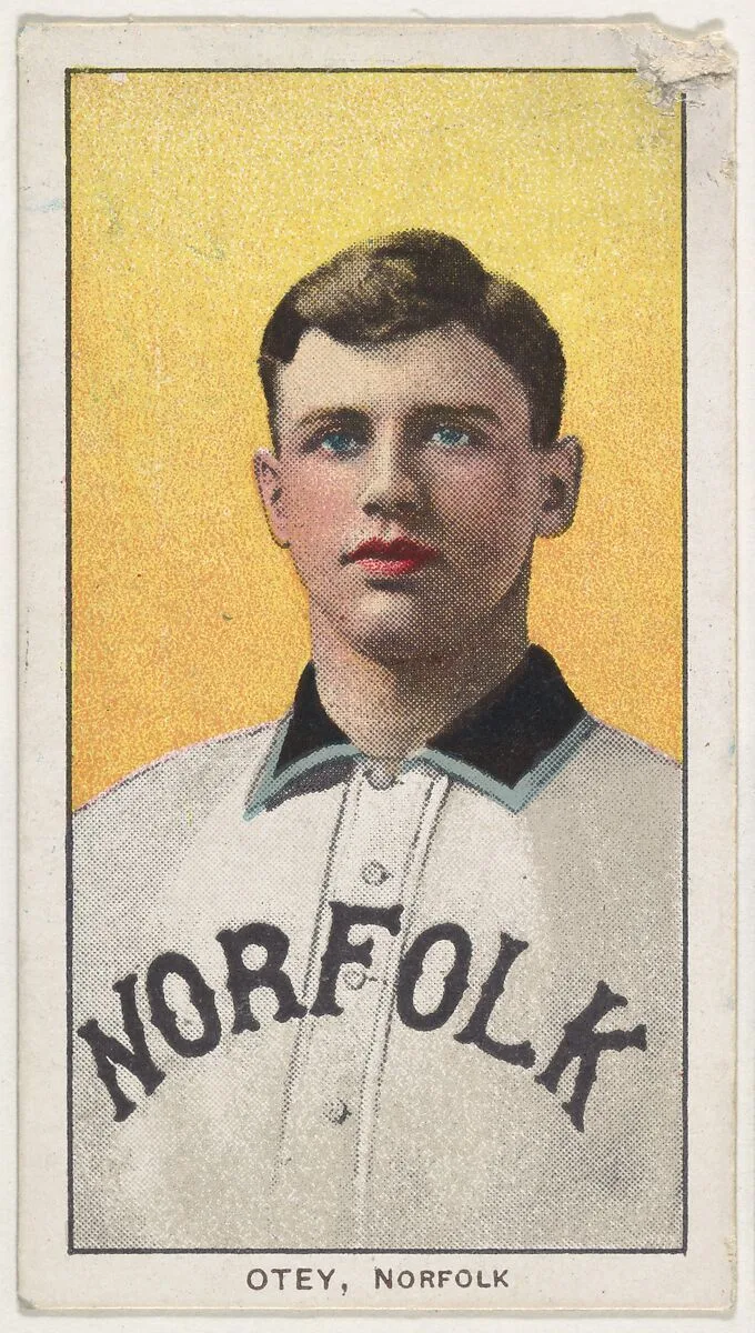 Otey, Norfolk, Virginia League, from the White Border series (T206) for the American Tobacco Company — American Tobacco Company