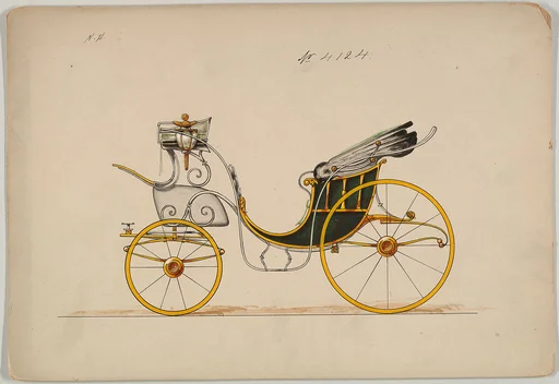 Design for Cabriolet or Victoria, no. 4124
