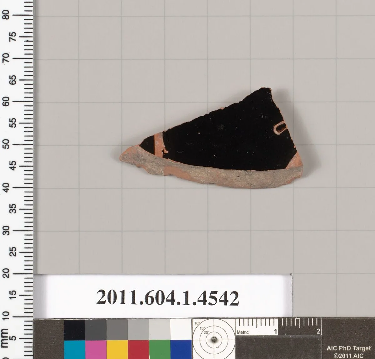 Terracotta fragment of a kylix (drinking cup) — Unknown