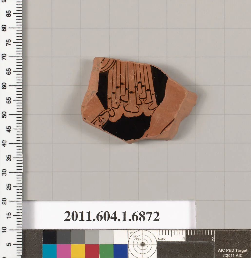 Terracotta fragment of a kylix (drinking cup) — Unknown