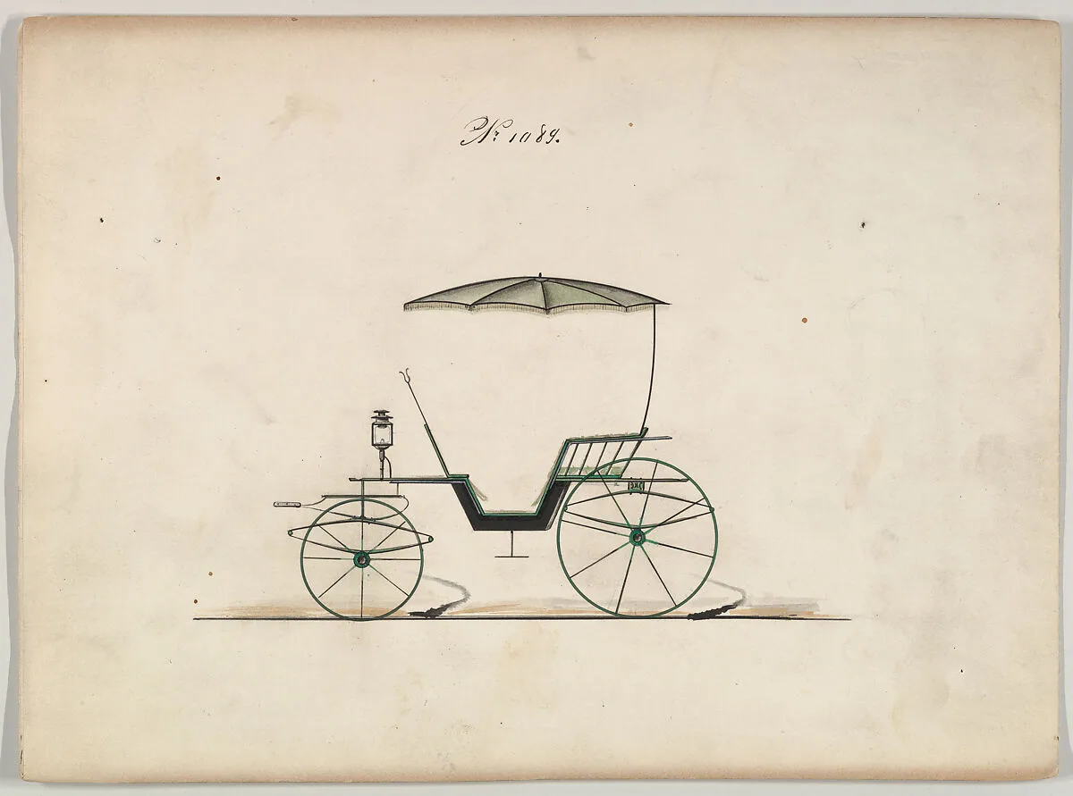 Design for Unclassified Carriage, no. 1089 — Brewster & Co.
