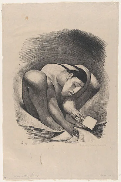 Lavandera: a woman washing clothes — Kistler (Lynton R. and/or Will A.)|Jean Charlot