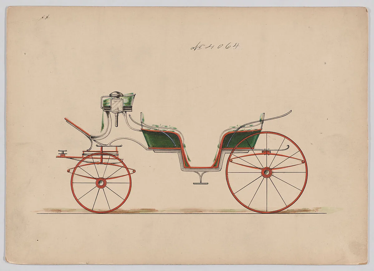 Design for 6 seat Phaeton, no. 4064 — Brewster & Co.|Herman Stahmer