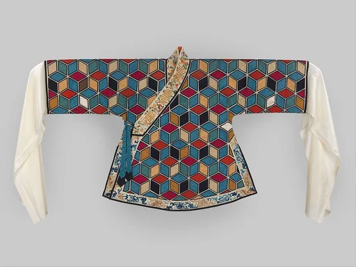 清 暗花彩緞女戯衣|Woman's Theatrical Jacket