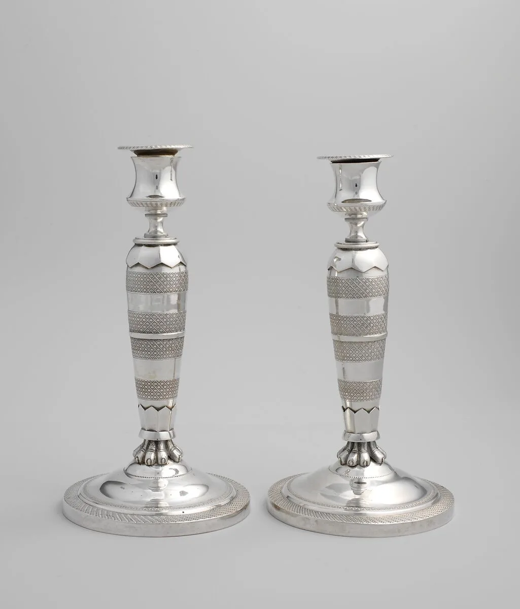 Pair of candlesticks — Carl Heinrich Hoffmann