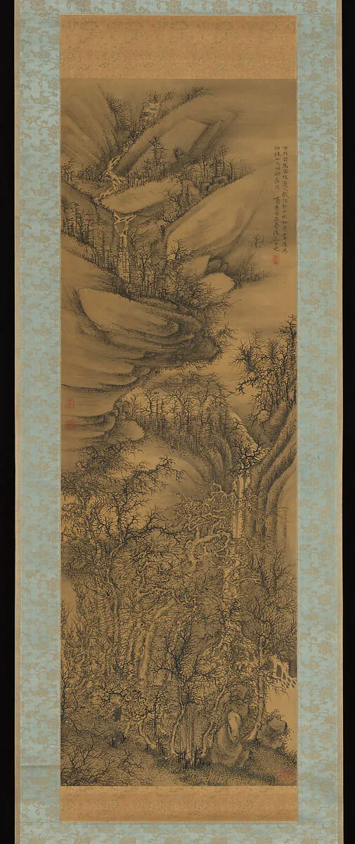 冬山水図 (Fuyu sansui zu)|Winter Landscape — Hayashi Hyakuhi 林百非