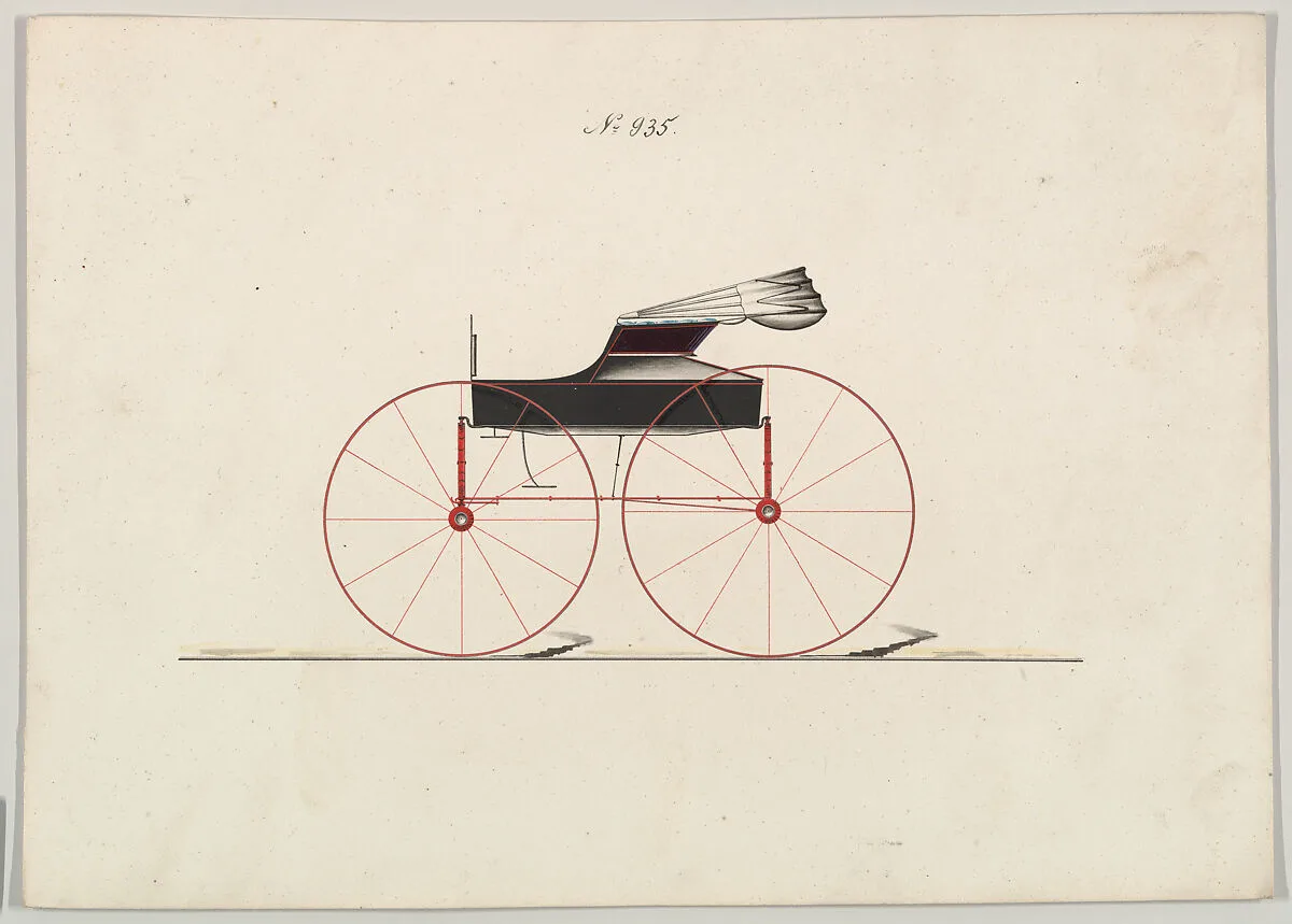 Design for Wagon, no. 935 — Brewster & Co.