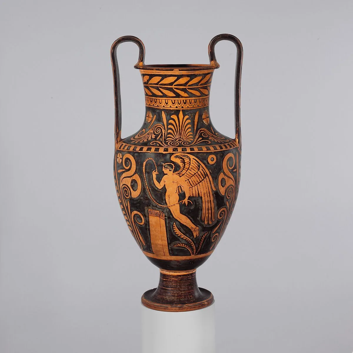 Terracotta nestoris (two-handled jar) — Primato Painter