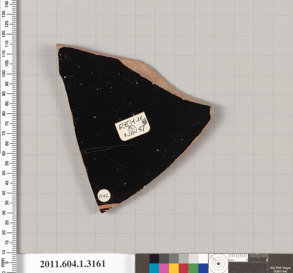 Terracotta fragment of a kylix (drinking cup) — Unknown