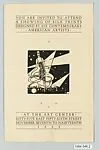 Invitation to a private showing of exhibition, Friday, November 6, 1935 — Stehli Silks Corporation