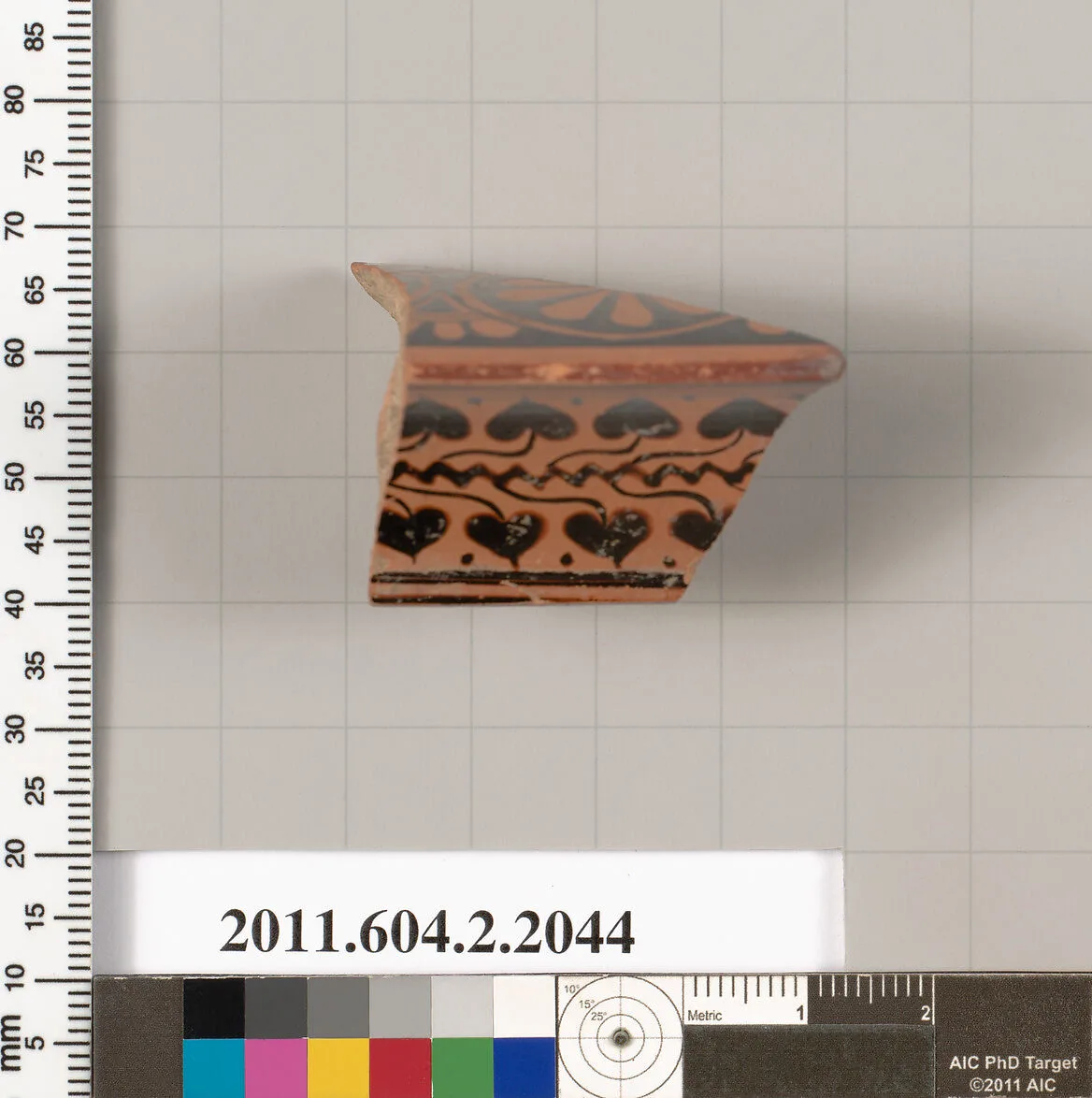 Terracotta fragment of a column-krater (bowl for mixing wine and water) — Unknown