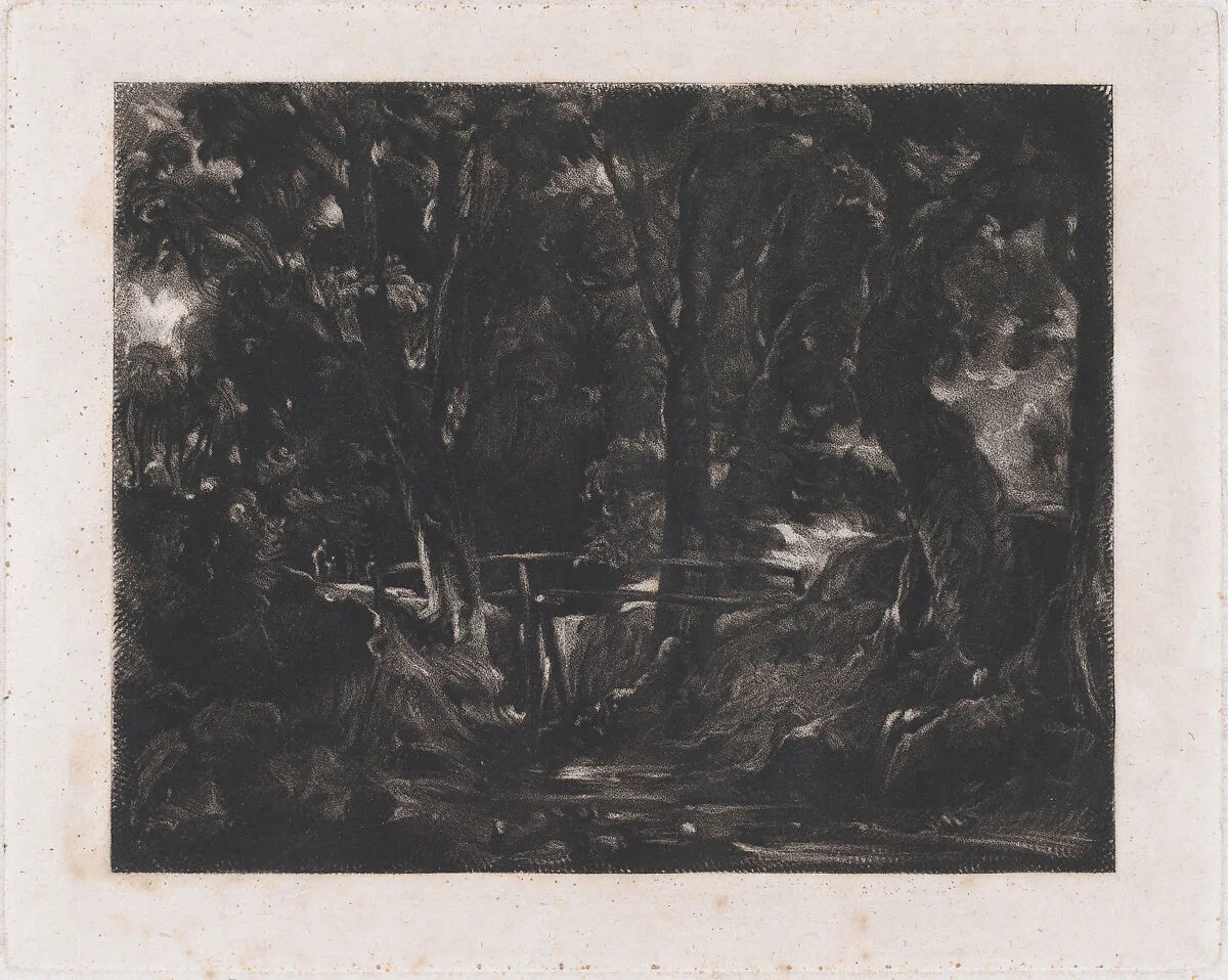 A Dell, Helmingham Park, Suffolk — David Lucas|John Constable