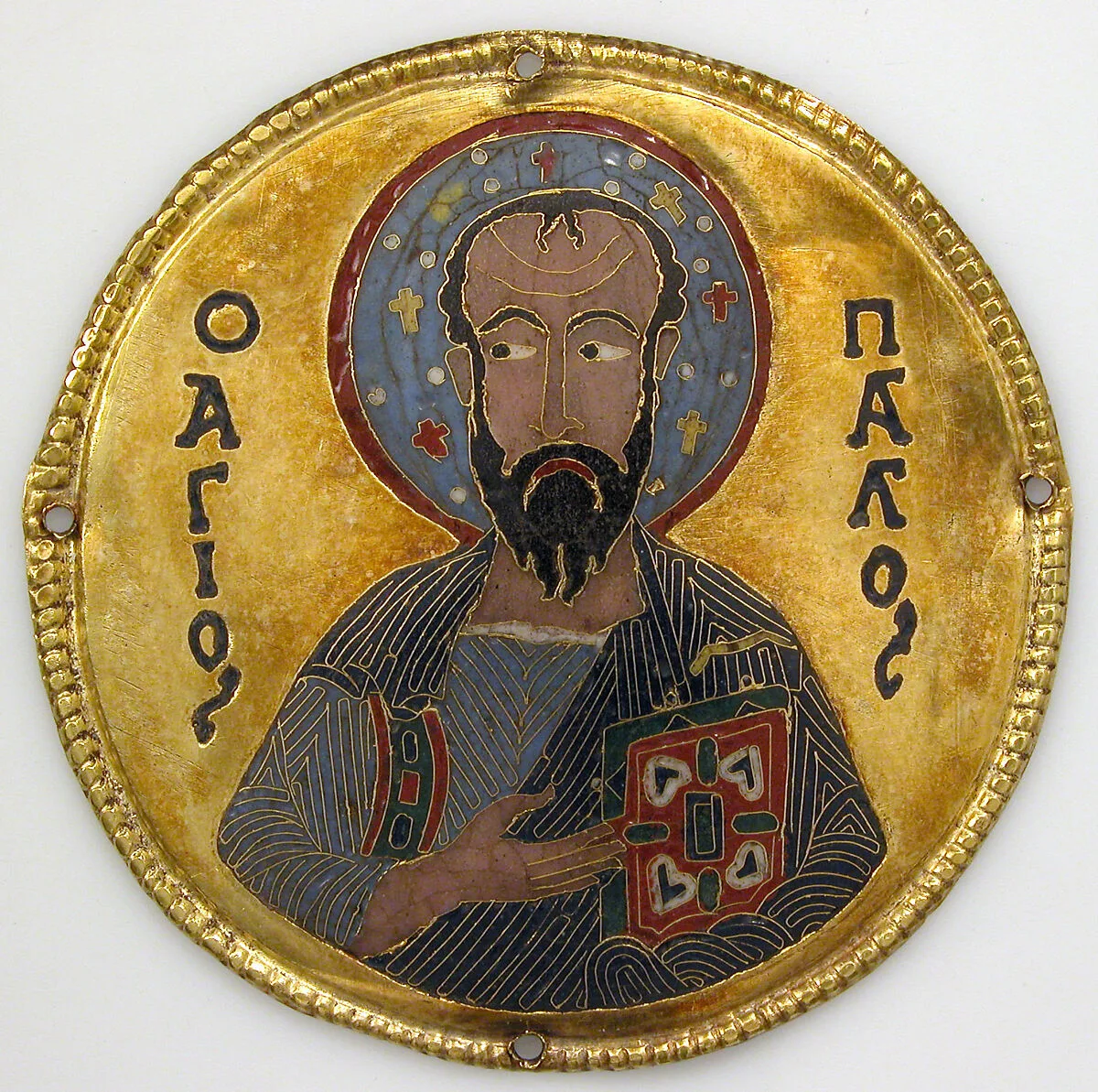 Medallion with Saint Paul from an Icon Frame — Unknown