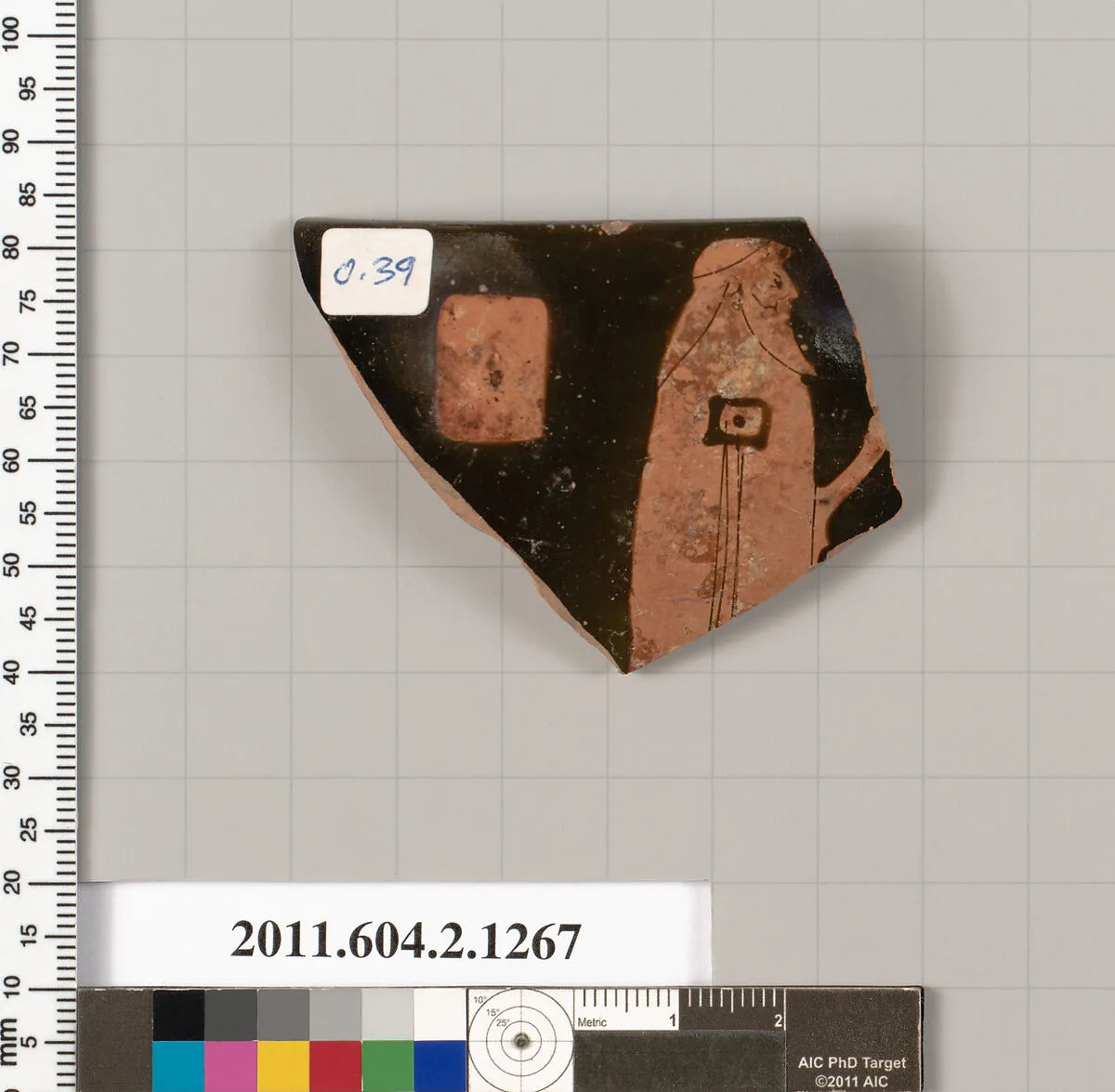 Terracotta rim fragment of a skyphos (deep drinking cup) — Unknown