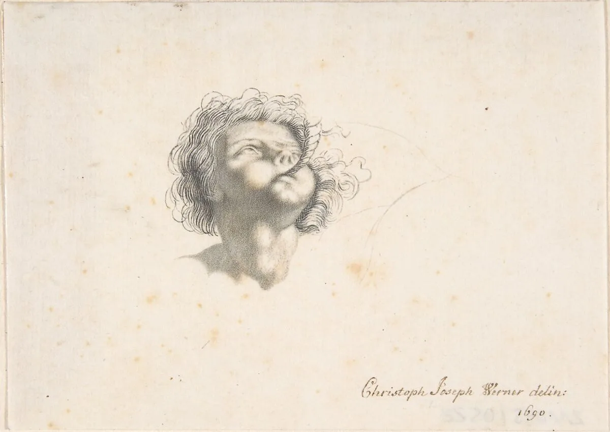 Head of a Putto — Christoph Joseph Werner