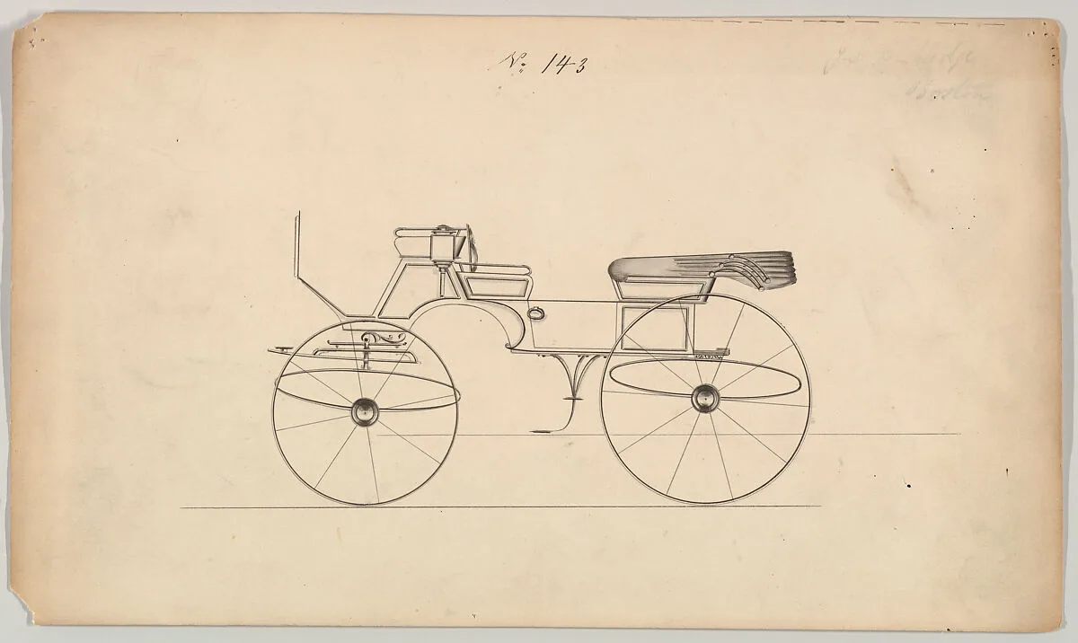 Design for Vis-à-vis, no. 143 — Brewster & Co.