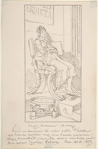 Vestal Maiden Asleep in a Chair