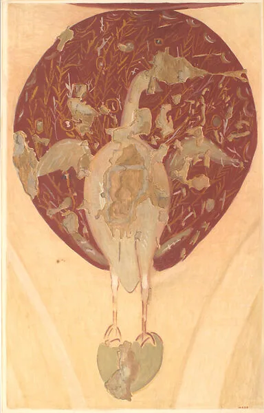Facsimile of Painting in the Chapel of Peace, Bagawat Necropolis, Kharga Oasis — Charles K. Wilkinson