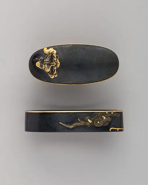 Sword-Hilt Collar and Pommel (Fuchigashira) — Unknown