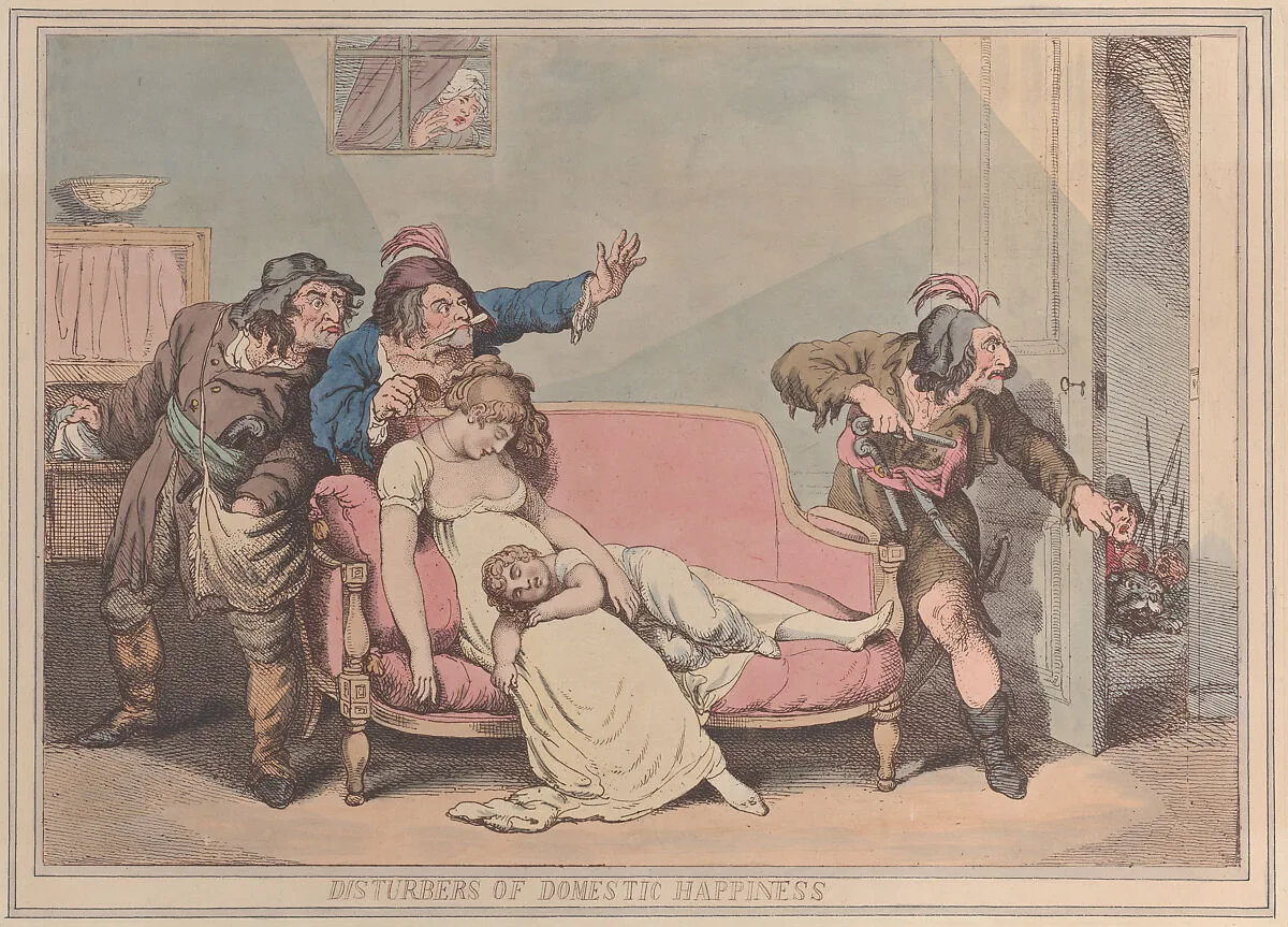 Disturbers of Domestic Happiness — Thomas Rowlandson