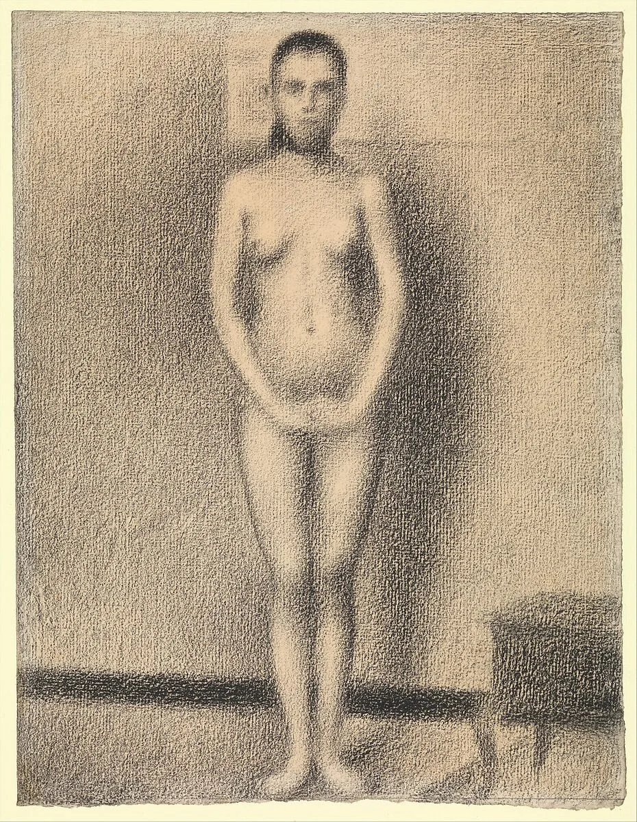 Study for "Poseuses" — Georges Seurat